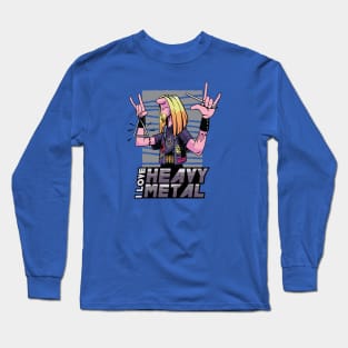 I Love Heavy Metal Long Sleeve T-Shirt